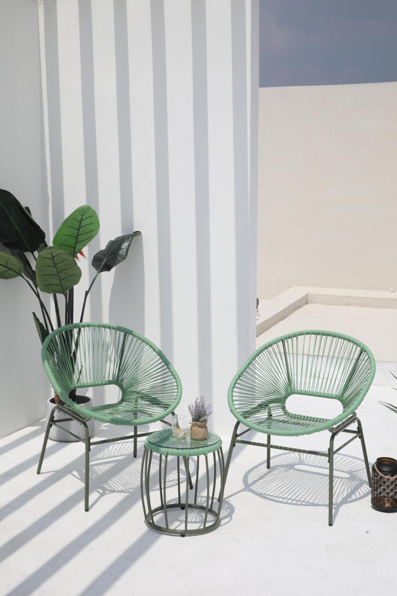 ERENZO Гарнитура За Градина Pieno 3/1, Ратан