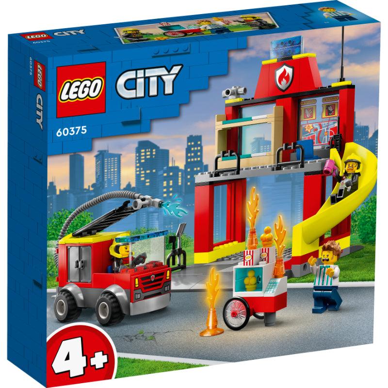 LEGO® City 60375 Противпожарна станица и противпожарно возило