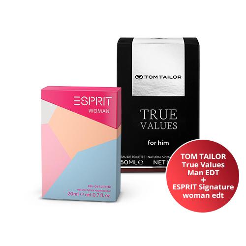 Selected image for TOM TAILOR Парфем за мажи True Value Man EDT 50ml + ГРАТИС ESPRIT Signature woman edt, парфем за жени 20ml