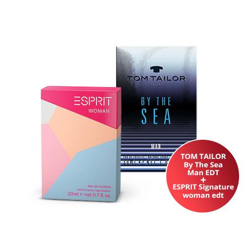 TOM TAILOR Парфем за мажи By The Sea Man EDT 50ml +ГРАТИС  ESPRIT Signature woman edt, парфем за жени 20ml