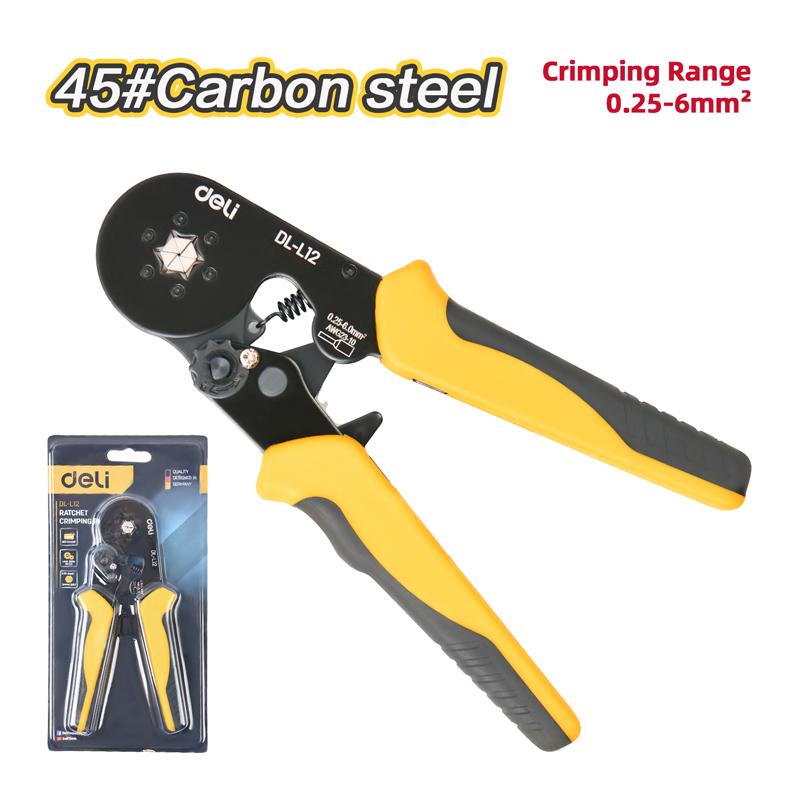 DELI Клешта за електрични жици 0.25-6мм