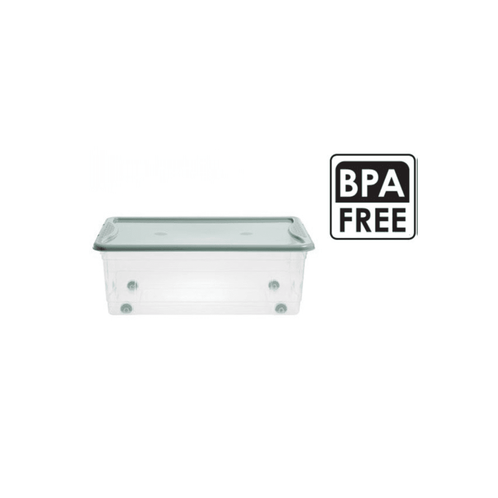 Cyclops Кутија за складирање со тркалца 25l.