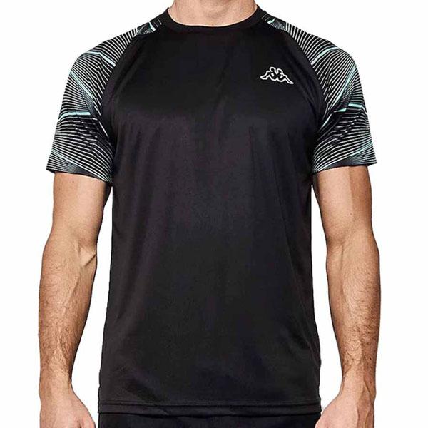 KAPPA Машка маица LOGO EOSTE црна