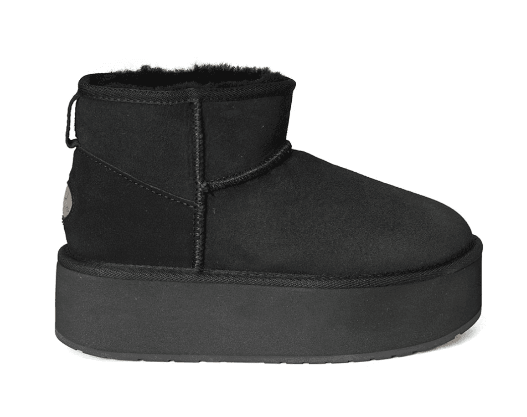 Женски чизми Emu Stinger микро рамноформ, црни