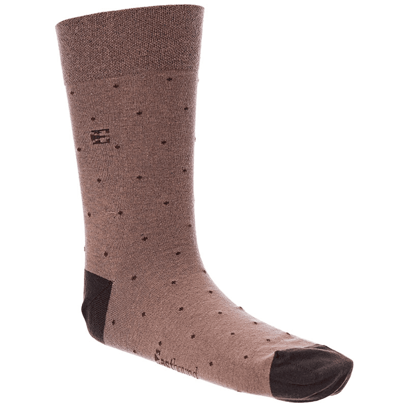 EASTBOUND Машки чорапи со точки, кафени