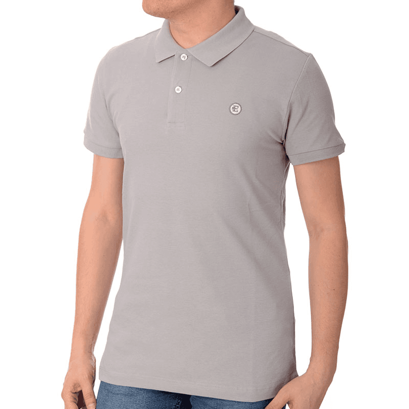 Eastbound Машка поло маичка со кратки ракави, сива