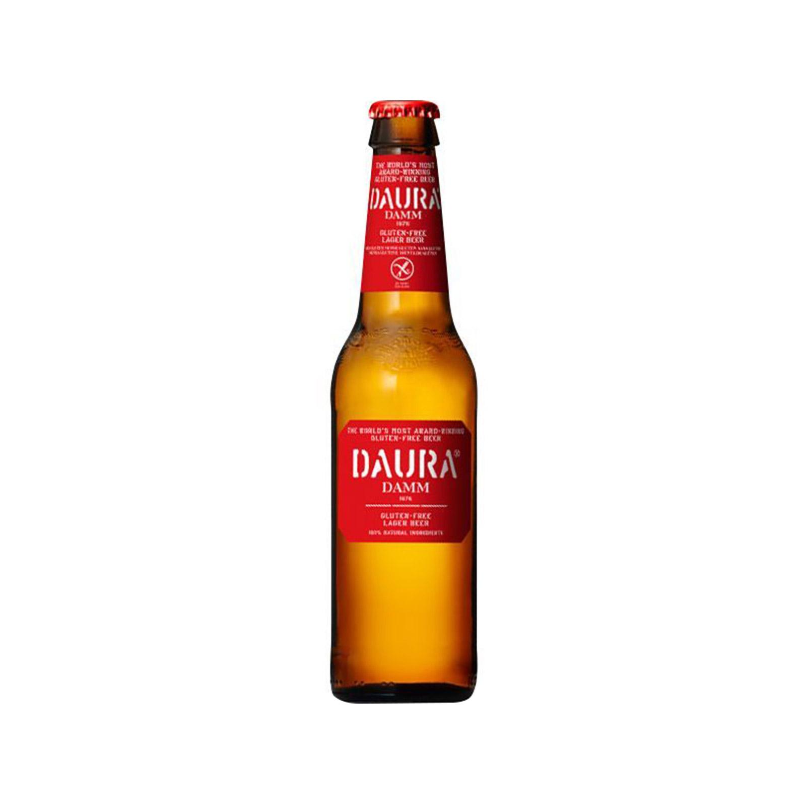 DAURA DAMM Безглутенско светло пиво, шише 0.33л.