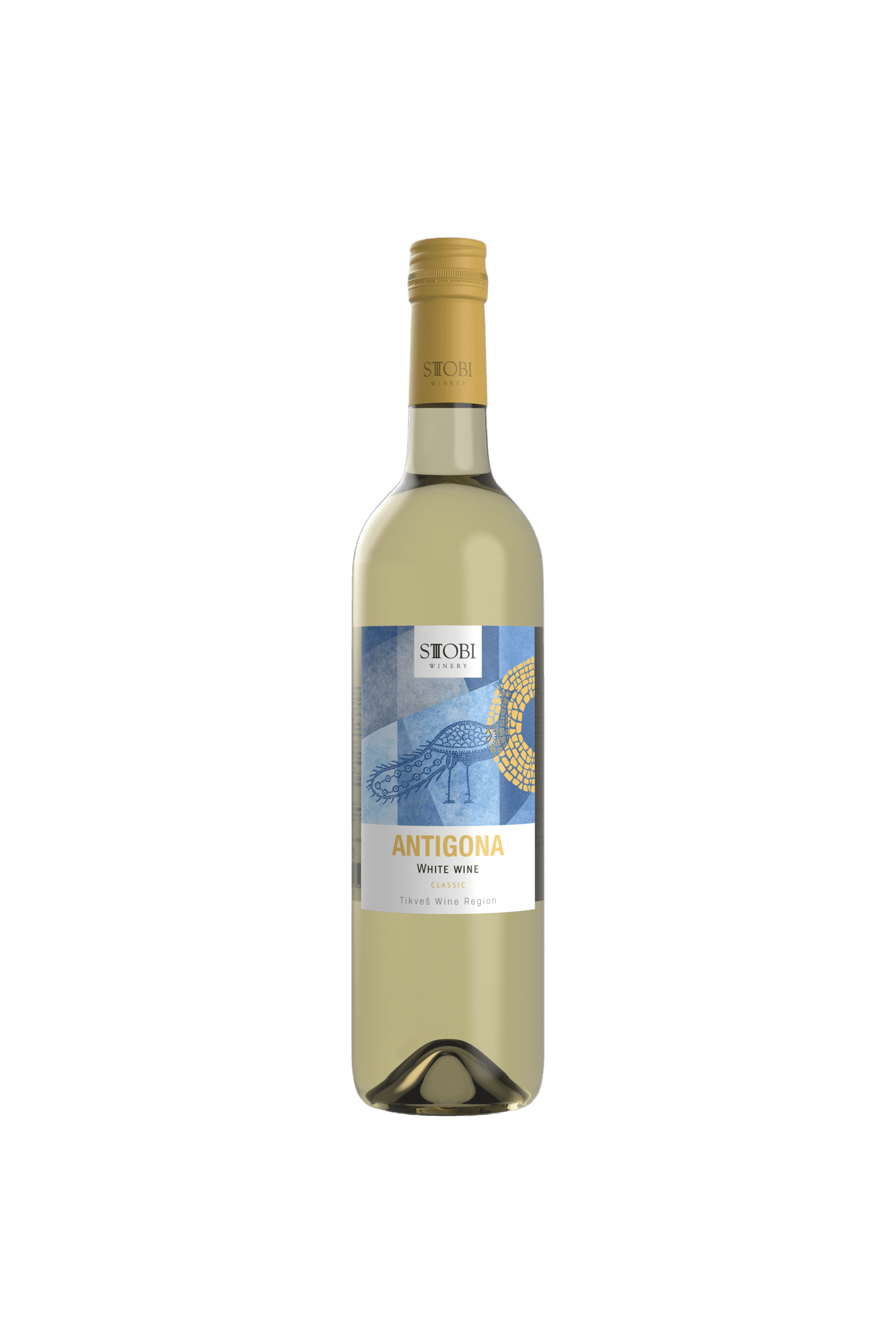 STOBI Бело вино Антигона Класик 0.75л