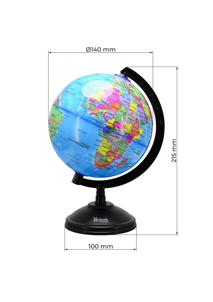 Optimum Глобус 14 см. ПВЦ