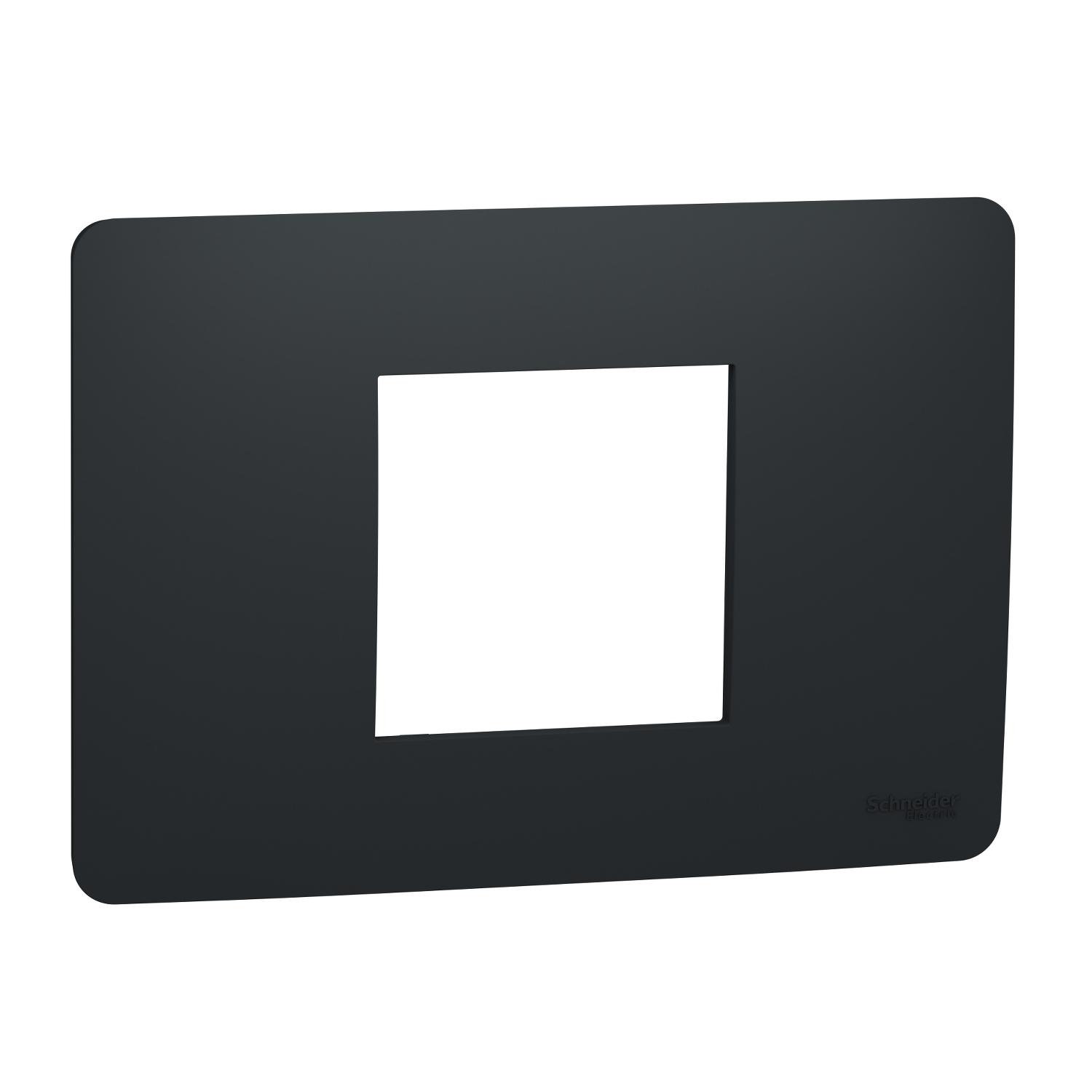 SCHNEIDER Рамка 2/3м антрацит new unica