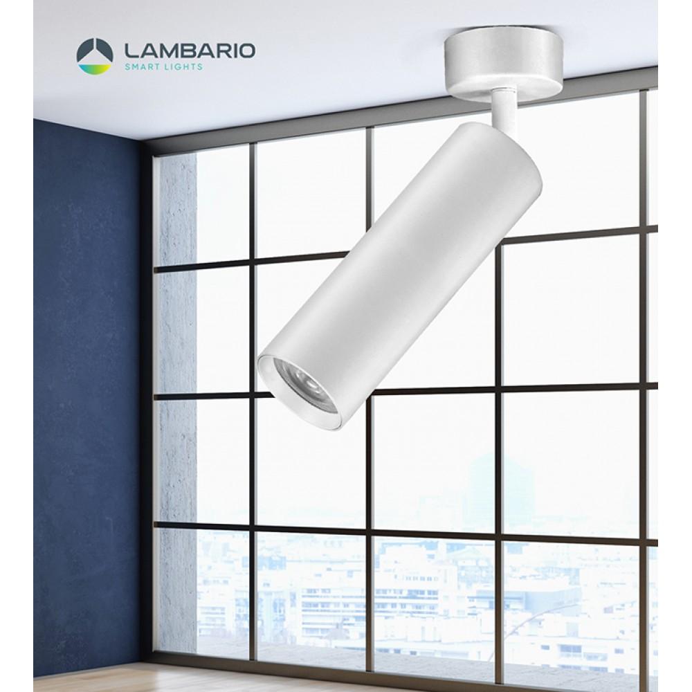 LAMBARIO Dzидна светилка 1xgu10 max50w бела h-200mm