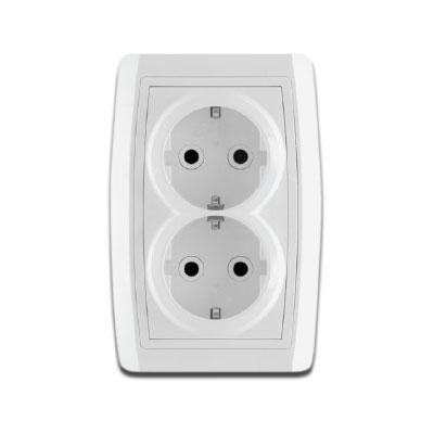 Приклучок шуко дупла 14.01.055