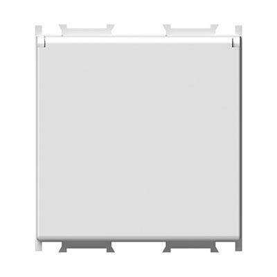 TEM Приклучок ii шуко со капак 2м бела модул