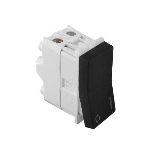 KOMBO Тастер за ѕвоно со сс 1м 16а црн