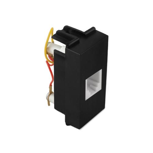 KOMBO Приклучок телефонски 1м rj12 6/4 црна