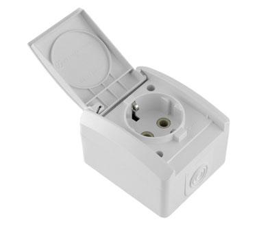 MAJUR Приклучок ог ii шуко set-q бел 12.01.050