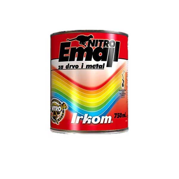 IRKOM Нитро енамел лак црн 0,75л