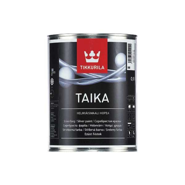 TIKKURILA Таика декоративна глазура со перла ефект сребрена 0,9 л