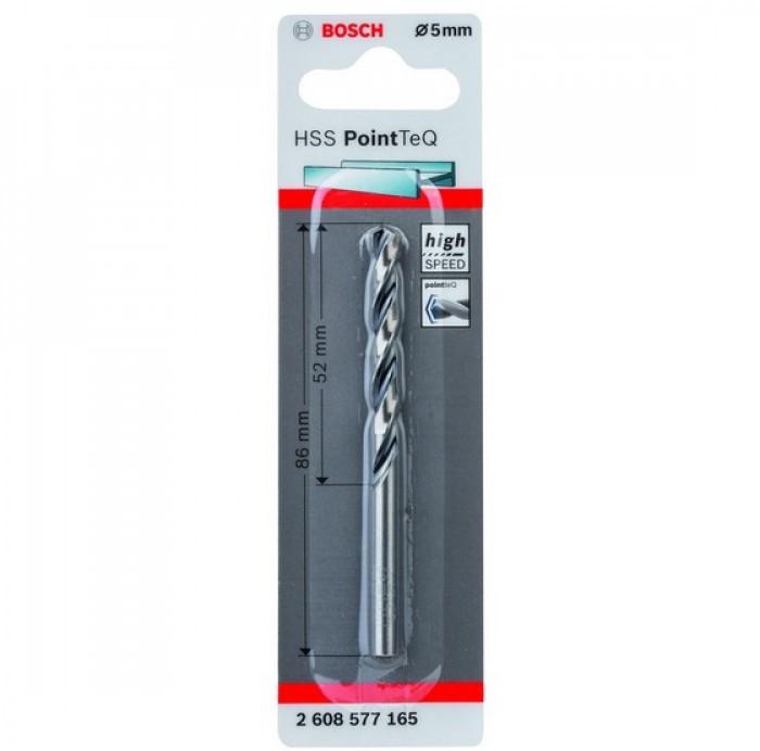 BOSCH Бургија за метал hss 5 mm pointtec 2608577165