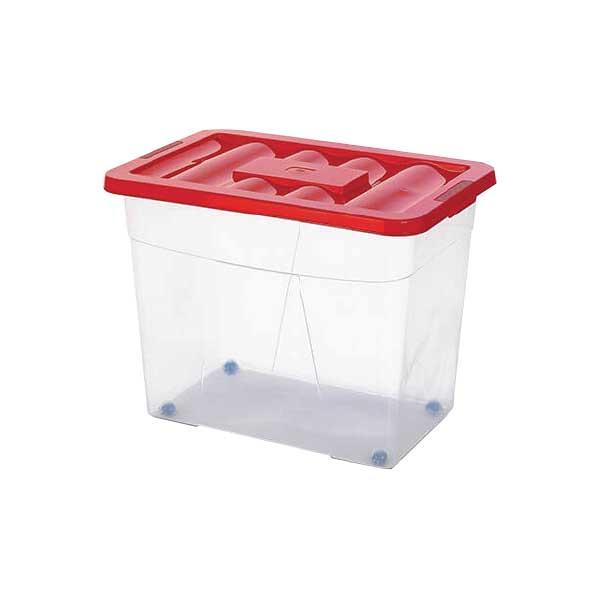 Кутија со тркалца pvc 60х40х44 80л