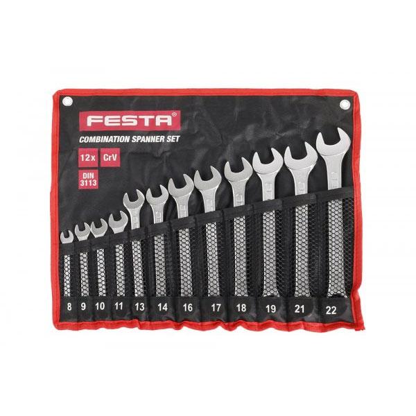FESTA Рачваст окаст клуч сет 12/1 crv 8-22mm