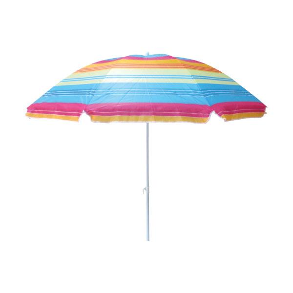 Чадор за плажа 160х170см портокал/син