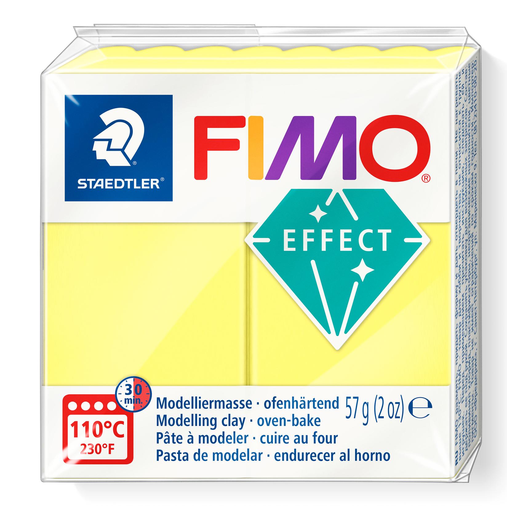 FIMO Полимерна Глина со ефект жолта провидна