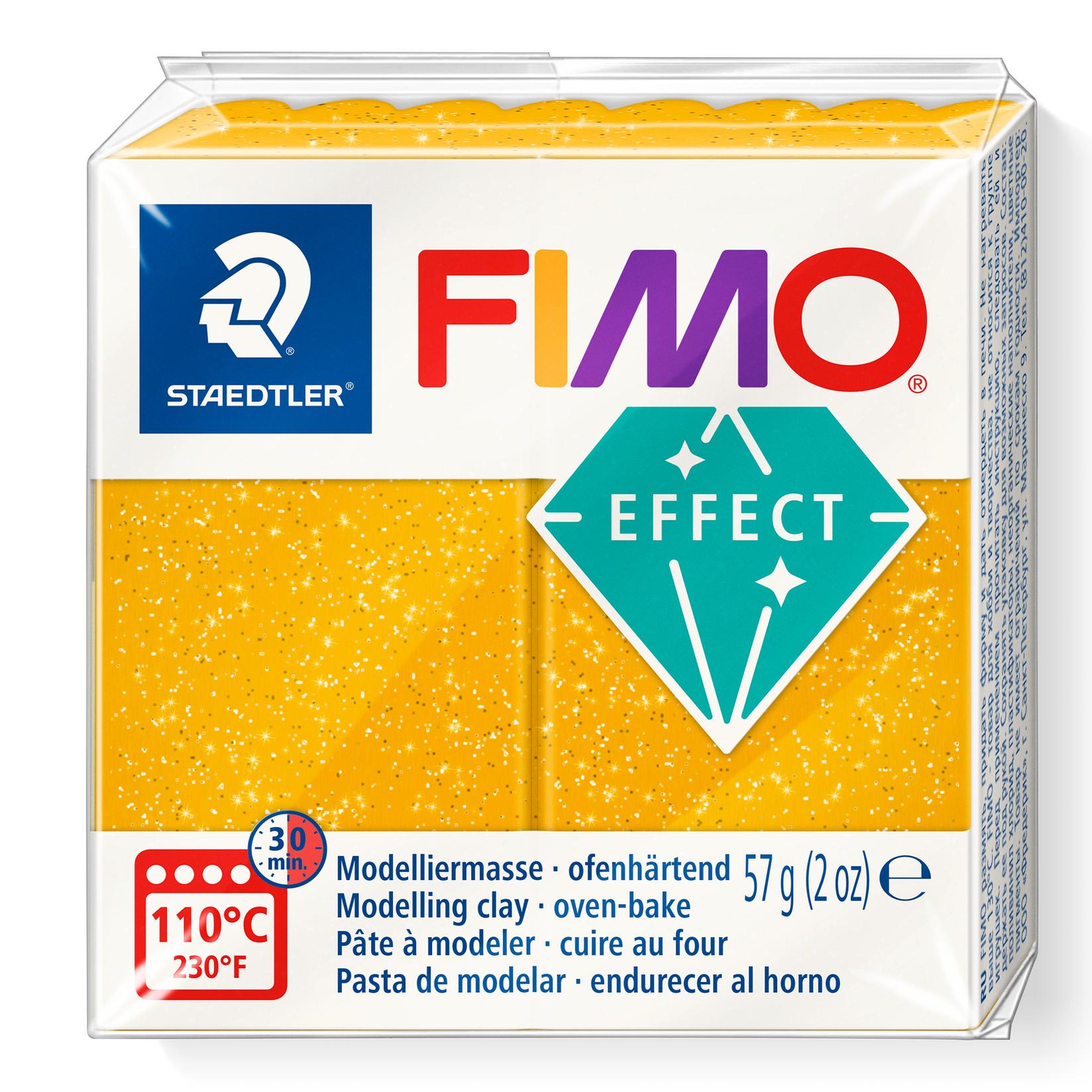 FIMO Полимерна Глина со ефект златна светкава