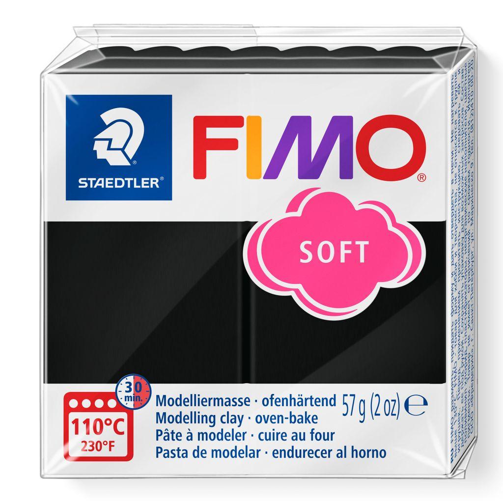 FIMO Полимерна Глина soft црн