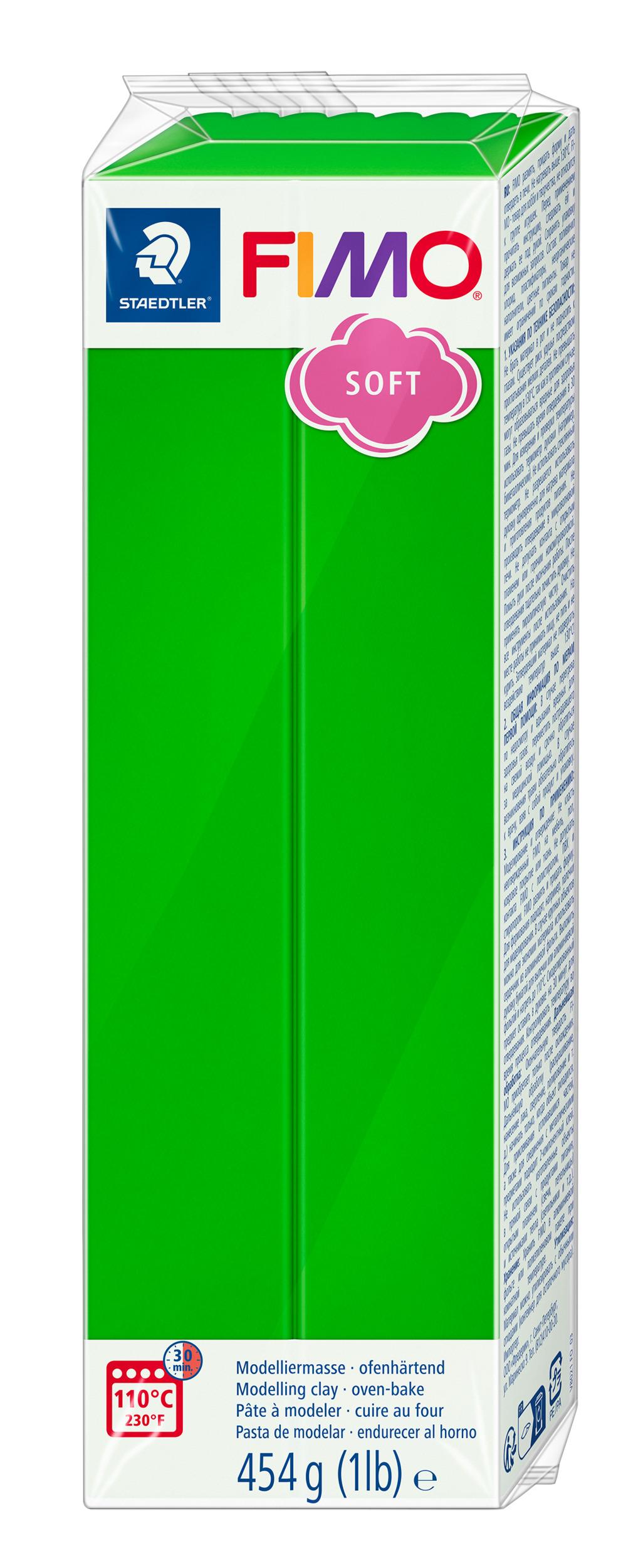 FIMO Глина soft 454g зелена тропикал