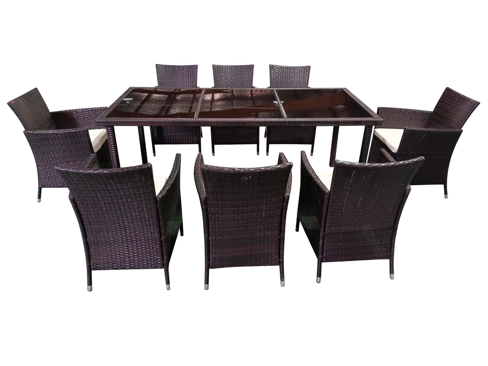 TONS GARDEN Сет маса со 8 столици