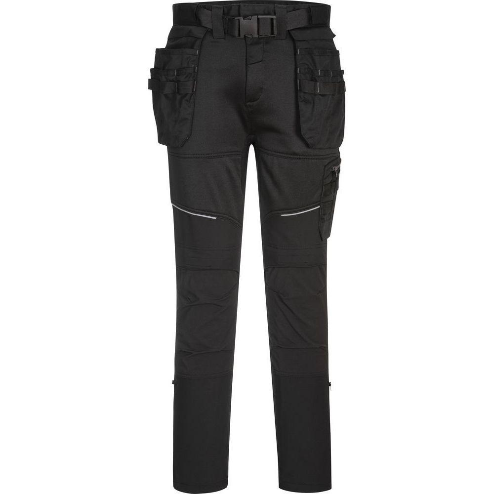 PORTWEST Unisex Работни Панталони Holster Jogger KX343, црни