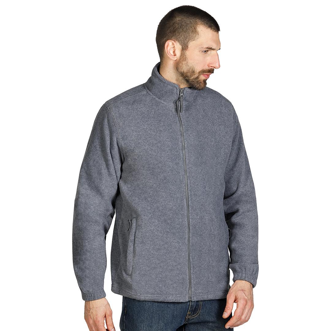 POLARIS Унисекс поларен флис дуксер (сив)