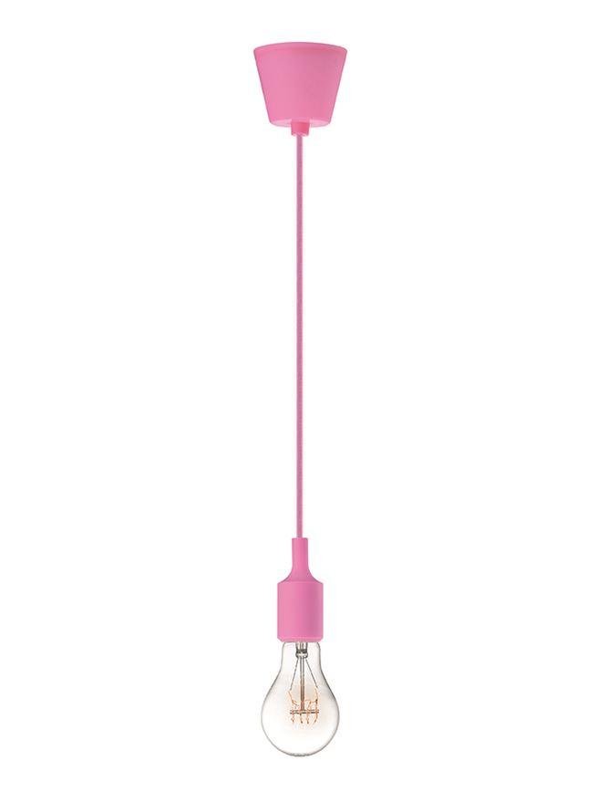 NOVA LUCE Лустер SWING розов E27 1x60 W  620025