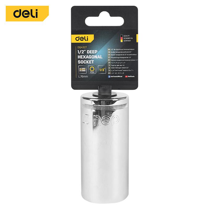 DELI Насаден клуч продолжен 1/2 27мм