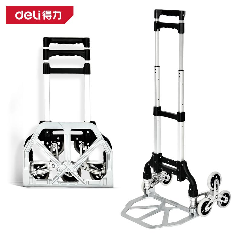 DELI Количка транспортна алуминиумска со 3 тркала 70кг