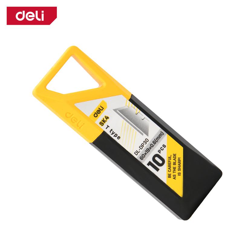 DELI Резервни ножеви за скалпер трапез бели 10бр