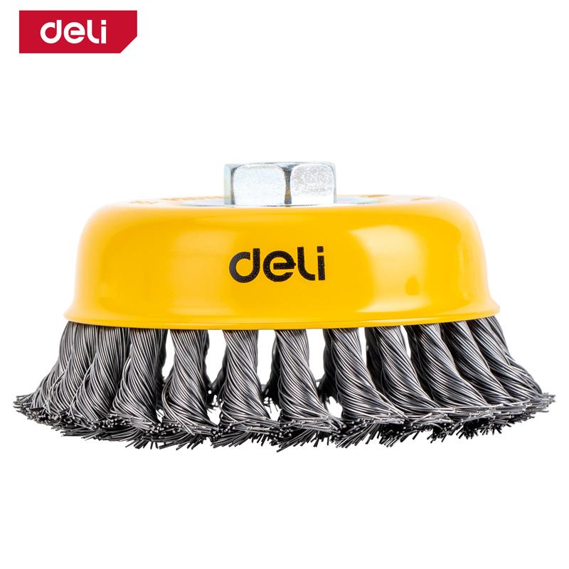 DELI Челична четка 125mm M14