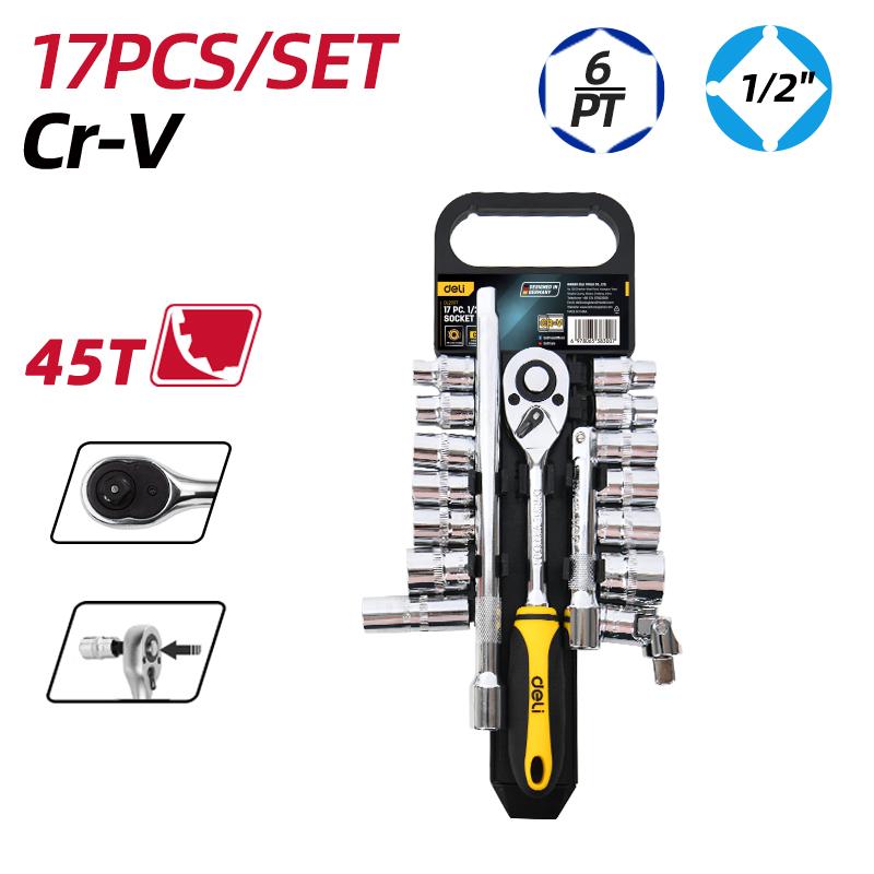 DELI Сет клучеви со крцкалка 17 бр. 1/2
