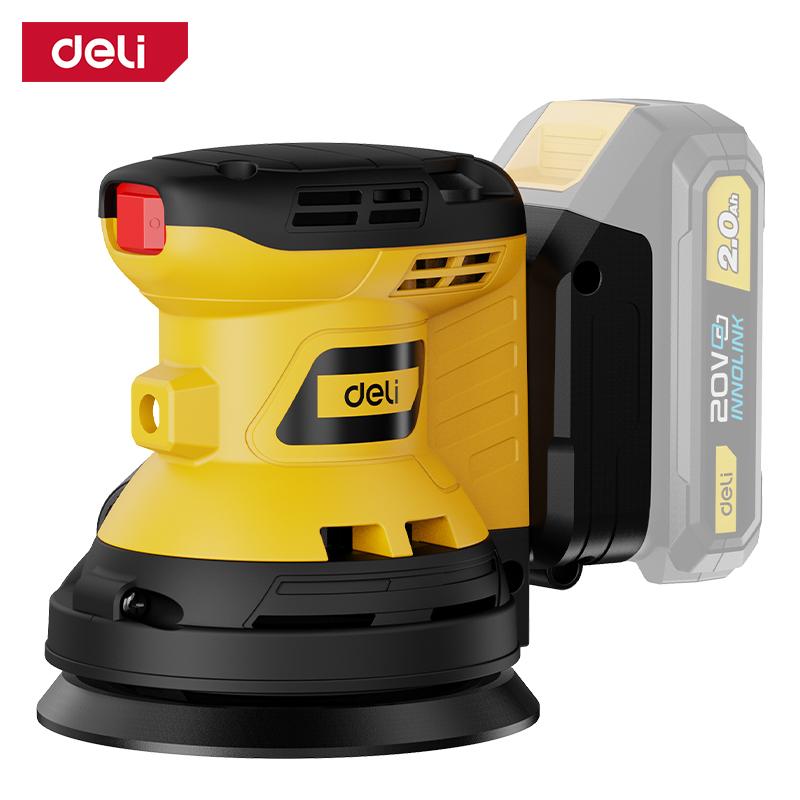 DELI Батериска ротациона шмиргла 20V 125mm