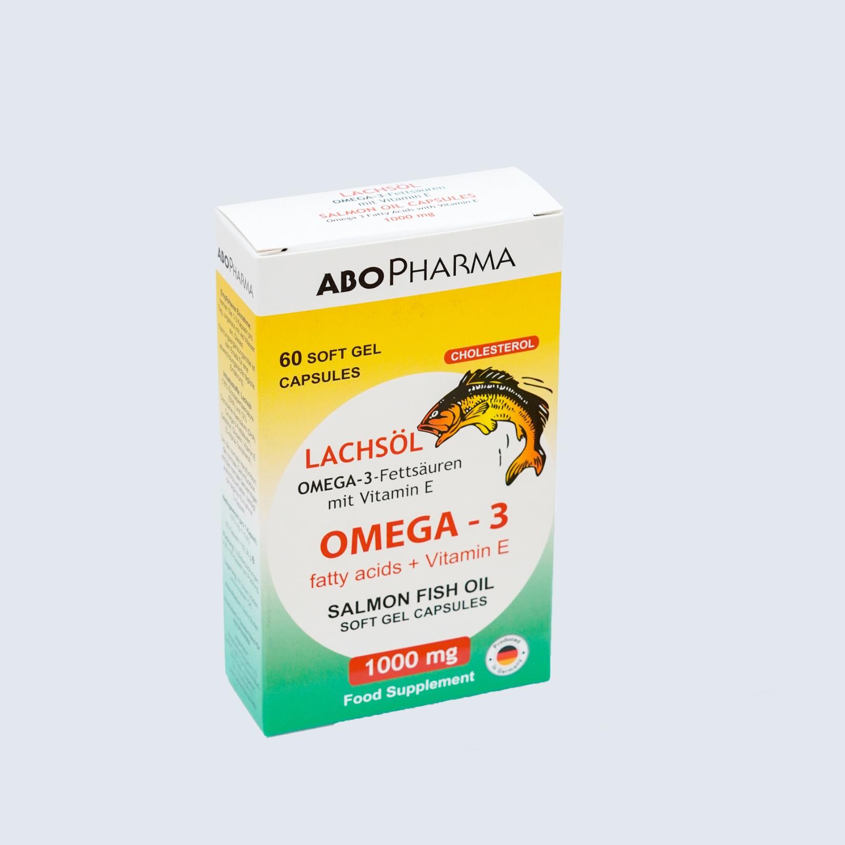 ABO PHARMA Омега-3, 60 Капсули