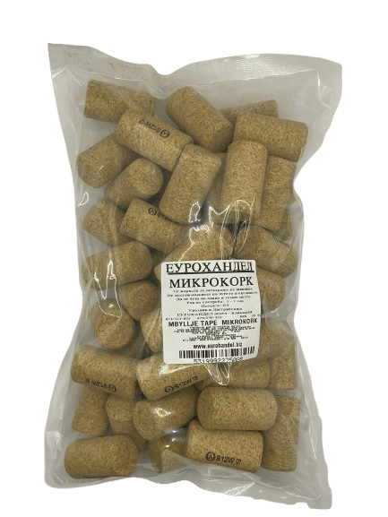 ЕУРОХАНДЕЛ Плутени Тапи Микрокорк (50 парчиња)