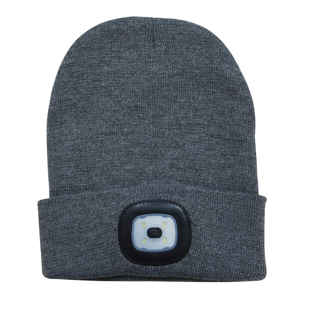 FUMAX Капа со ЛЕД светилка сива