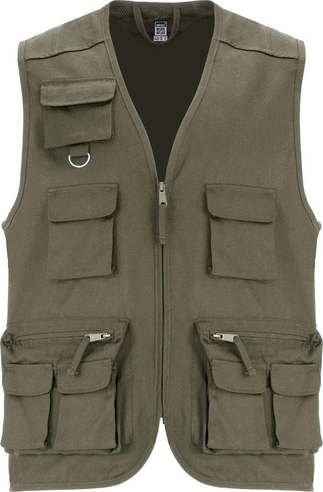 ROLY Машки Работен Елек, војничко-зелен