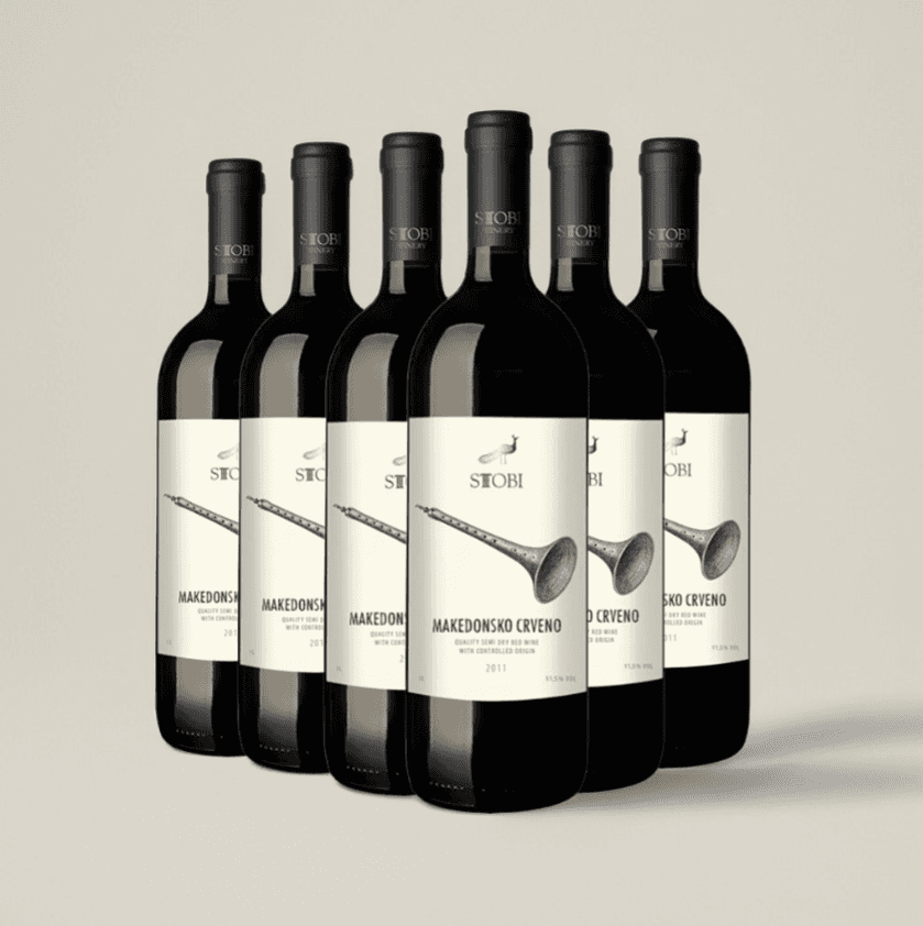 STOBI Вино Македонско црвено 6х1l
