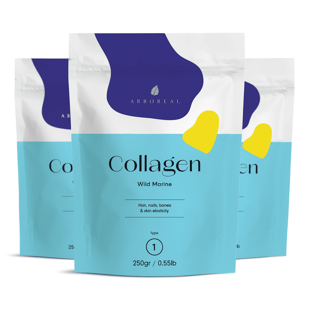 ARBOREAL Колаген морски тип 1, сет 3x250gr