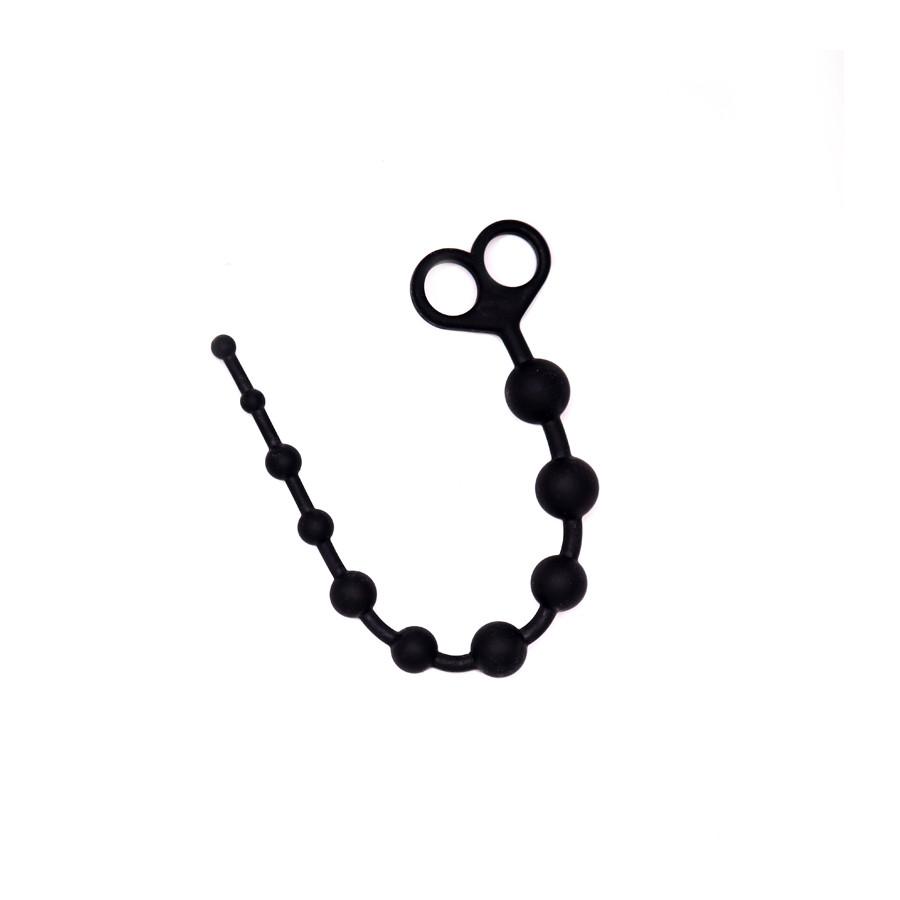 FANTAZIJA Силиконски анални топчиња црни 34cm