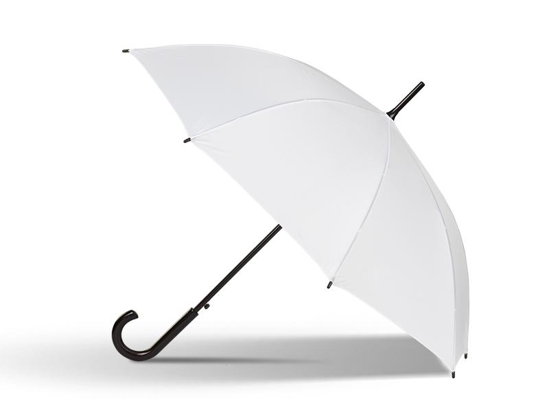 CASTELLI CLASSIC Чадор со автоматско отварање, бел