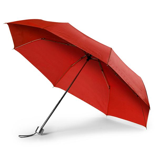 CASTELLI SUPER MINI Склоплив чадор со рачно отварање, црвен