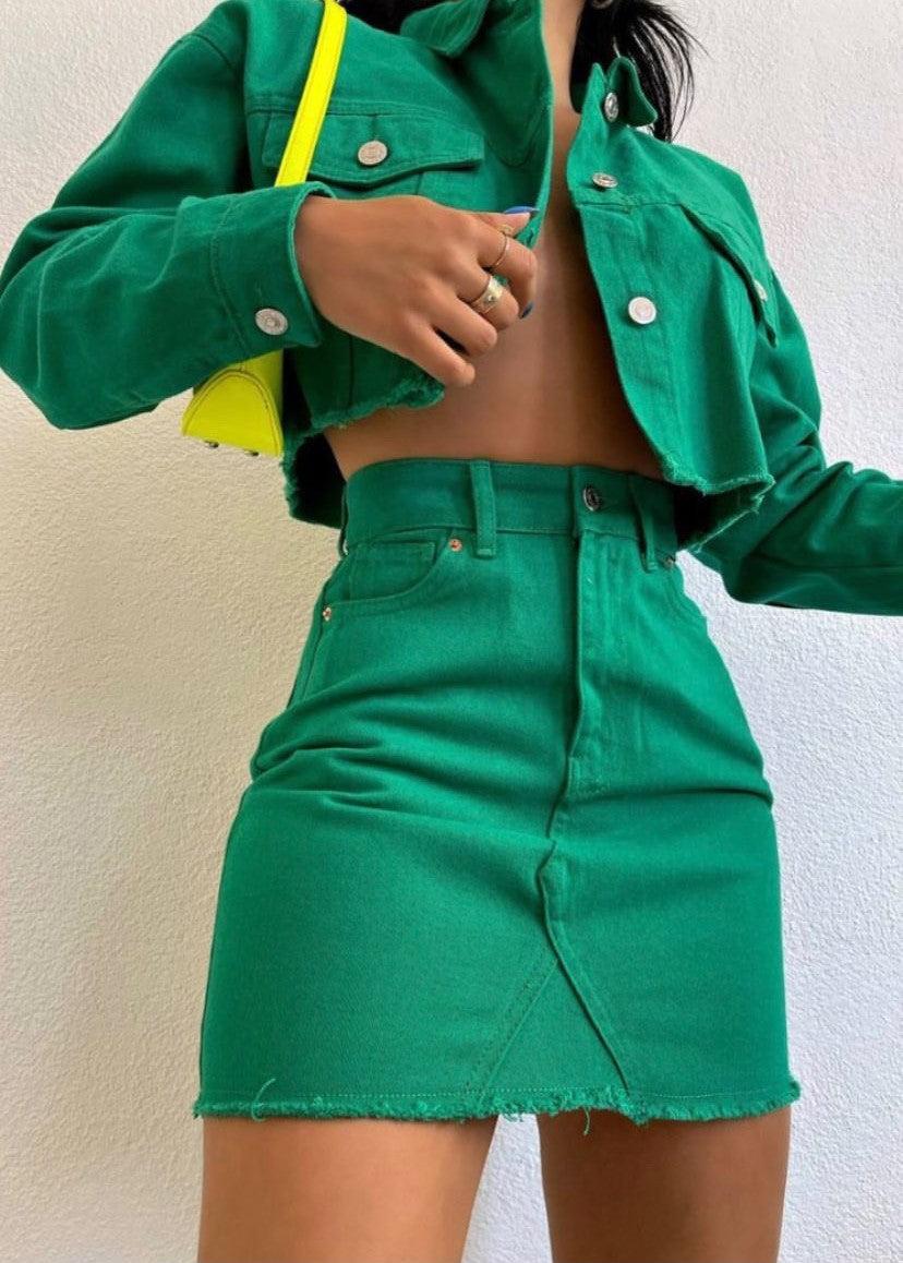 DRESS UP Сукња зелена